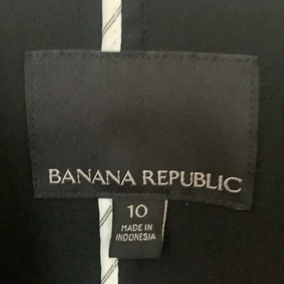 Banana Republic Lim Ponte Scho Black Stretch Blazer - Picture 3 of 4